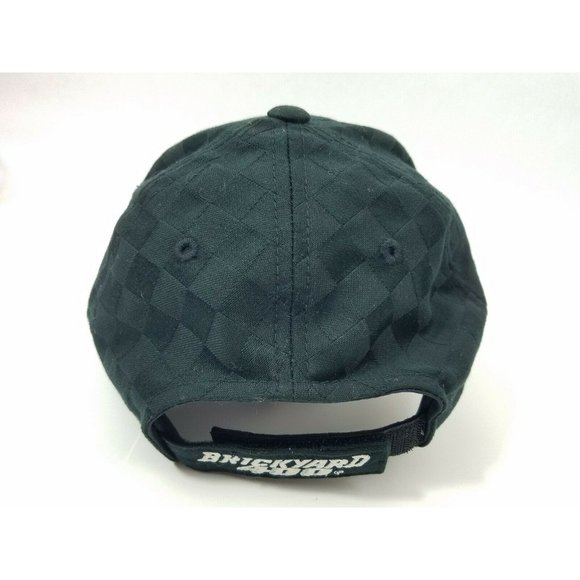 2000 Brickyard 400 NASCAR Ball Cap Hat Black Checkered Adjustable Vtg - Picture 4 of 9